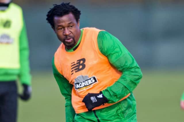 Efe Ambrose says his next destination will not be to Easter Road. Picture: SNS