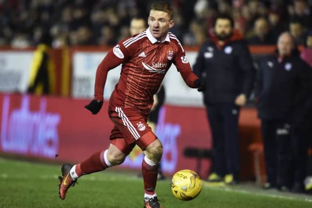 Aberdeen's Jonny Hayes was wanted by Cardiff. Picture: Rob Casey/SNS