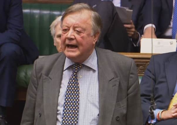 Ken Clarke speaks in the House of Commons during the second reading debate on the EU. Picture: PA