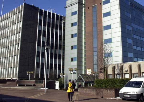 Fife Council Headquarters in Glenrothes. Ther authority confirmed its intention to raise local taxes.