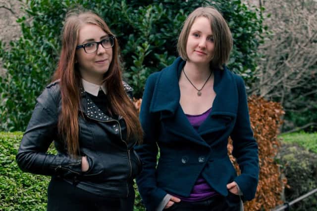 Heather McDaid (left) and Laura Jones of Glasgow-based 404 Ink believe digital tools can boost print products. Picture: Sinead Grainger