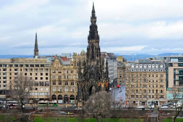 The Scott Monument. Picture: Jane Barlow