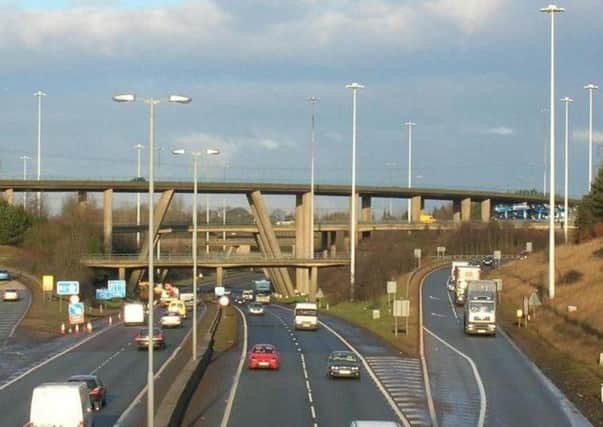 The M8 at Ballieston had been a source of delays.