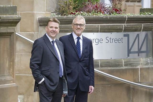 Bruce Stevenson chief executive Edward Bruce, left, and commercial director Andrew Adam. Picture: Contributed