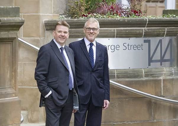 Bruce Stevenson chief executive Edward Bruce, left, and commercial director Andrew Adam. Picture: Contributed