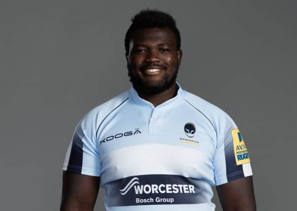 Derrick Appiah has joined Edinburgh Rugby from Worcester Warriors. Pic: Getty