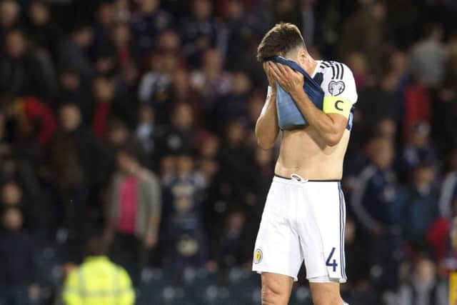 And it's nothing to do with the abject performances on the park. Picture: SNS