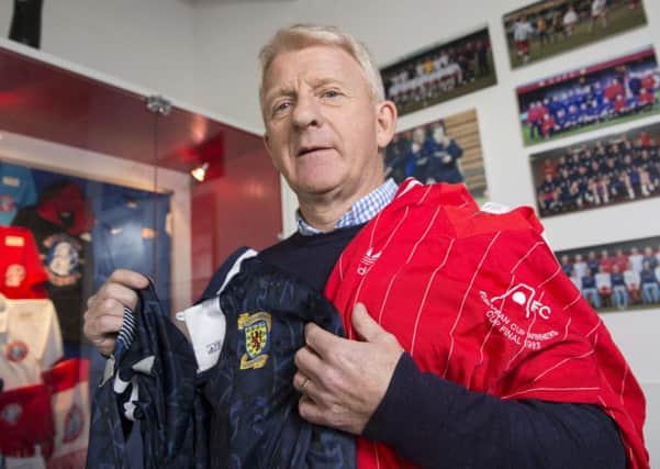 Gordon Strachan has donated memorabilia from his career to the Spartans Community Football Academy, where he is a patron. Picture: Jeff Holmes