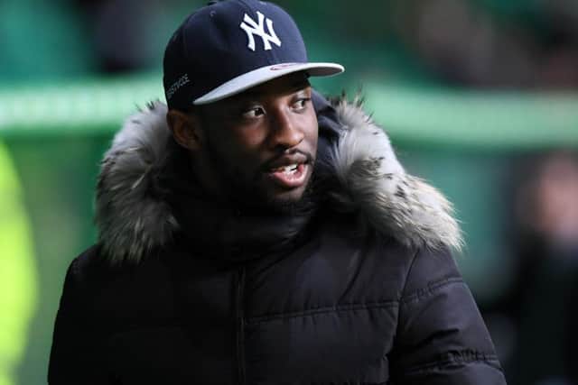 Told he's worth Â£40m, wins at social media. Moussa Dembele has had worse months. Picture: SNS