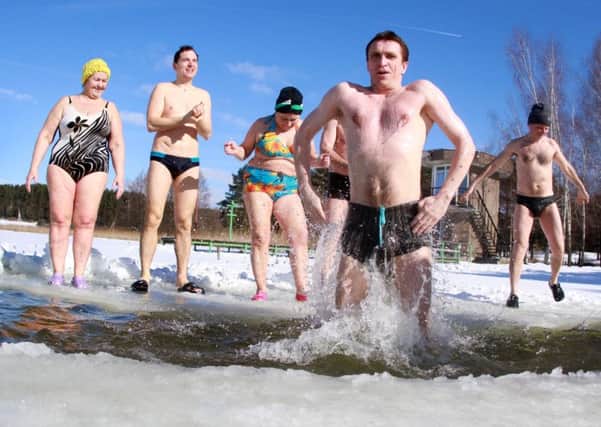 Wetsuits are banned, temperatures must be below 5C but ice swimming is increasingly popular. Picture: Getty