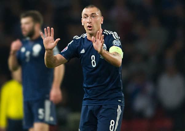 Scott Brown is expected to be available for Scotland's crucial World Cup qualifier against Slovenia next month. Picture: John Devlin