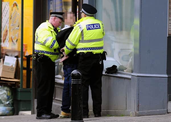 Stop and search has proved a controversial policy. Picture: Michael Gillen.