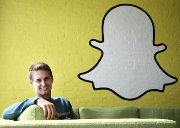 Snapchat chief executive Evan Spiegel. Picture: Jae C Hong/AP