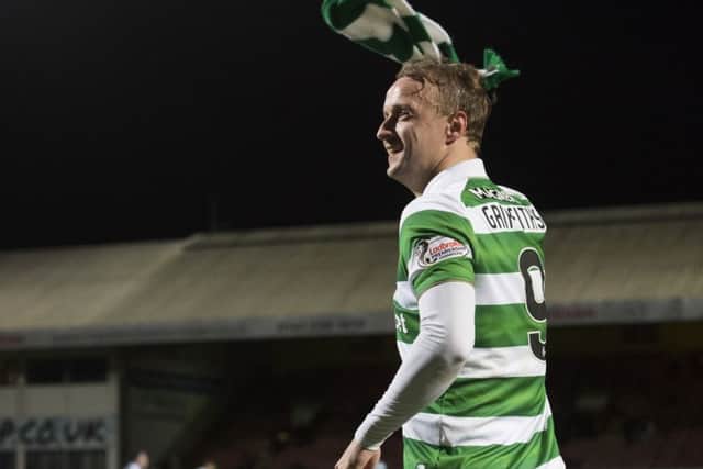 Celtic's Leigh Griffiths was on the receiving end of some chastening words from manager Brendan Rodgers. Picture: Alan Harvey/SNS