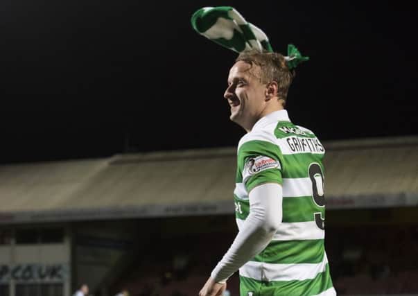 Celtic's Leigh Griffiths was on the receiving end of some chastening words from manager Brendan Rodgers. Picture: Alan Harvey/SNS