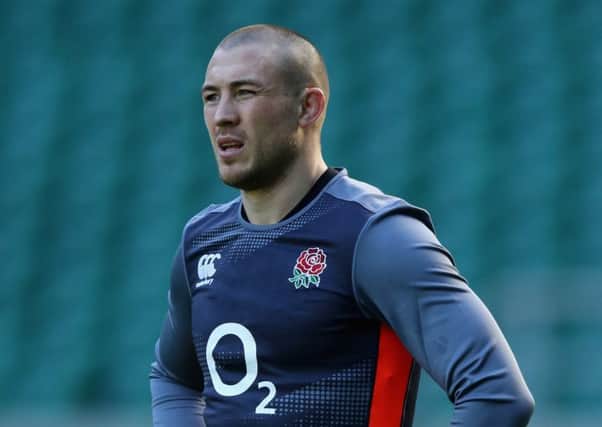 Mike Brown, taking part in the Captains Run yesterday, says tactics may vary in the Six Nations. Picture: Getty.
