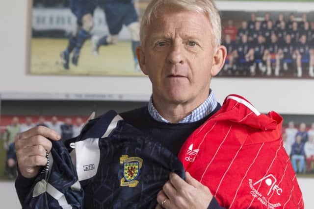 Scotland manager Gordon Strachan grew up wanting toplay for Hibs