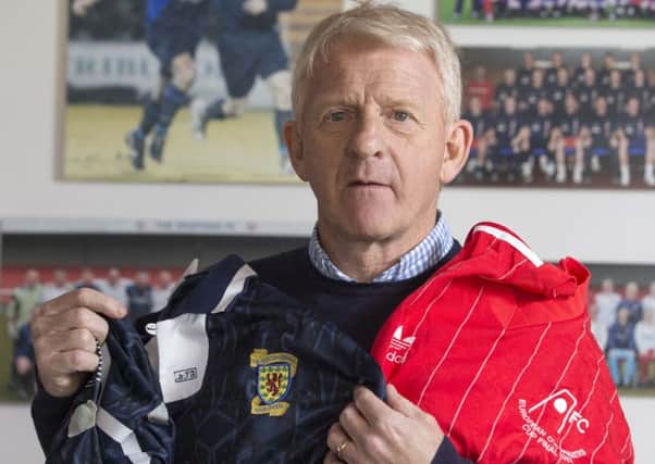 Scotland manager Gordon Strachan grew up wanting toplay for Hibs