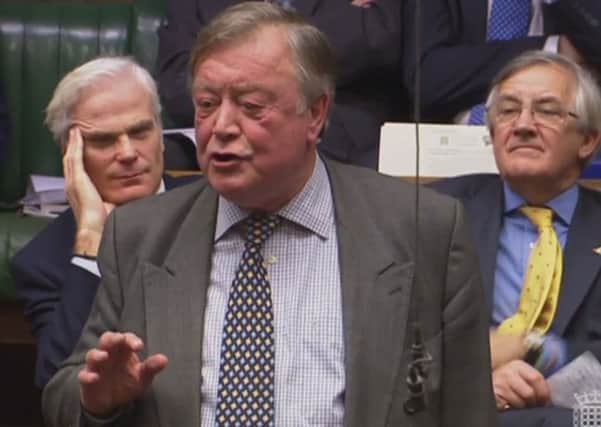 Kenneth Clarke makes his impassioned speech against the Brexit bill in the House of Commons. Picture: Getty