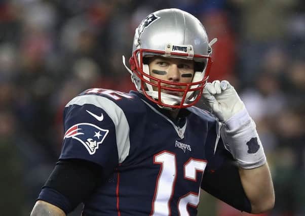 Tom Brady of the New England Patriots is seeking a record fifth Super Bowl ring on Sunday.  Picture: Elsa/Getty Images