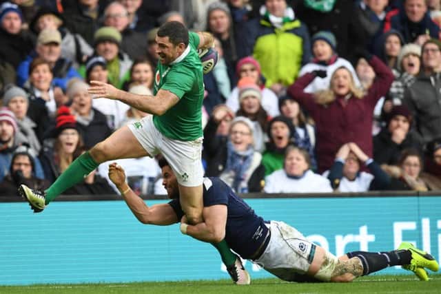 Scotland overcame Ireland in the opening match of the 2017 RBS Six Nations. Picture: SPAUL ELLIS/AFP/Getty Images