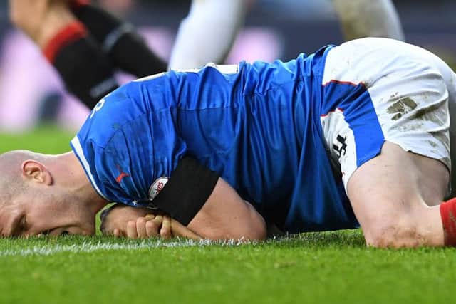 Rangers left frustrated as home draw to Ross County sees them lose second spot. Picture: SNS/Craig Williamson