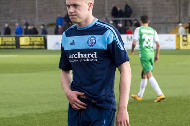 Former Hibs youth player Josh Peters scored his 12th goal of the season