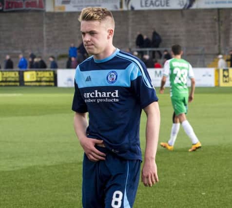 Former Hibs youth player  Josh Peters scored his 12th goal of the season