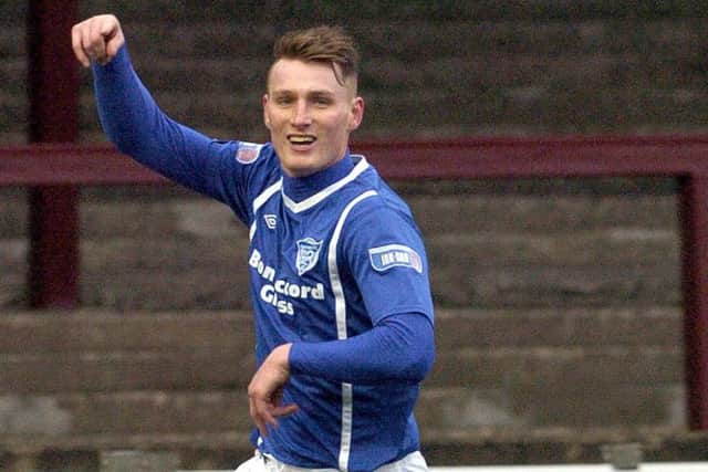 Rory McAllister,opened the scoring nine minutes from half-time. Picture: Lisa McPhillips