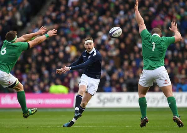 Finn Russell caused Ireland all sorts of problems.  Photograph: Paul Ellis/Getty Images