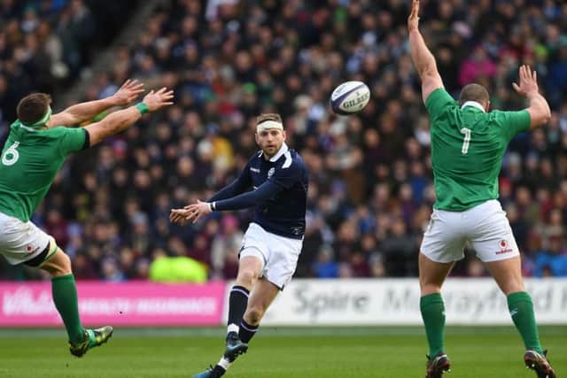 Finn Russell caused Ireland all sorts of problems. Photograph: Paul Ellis/Getty Images