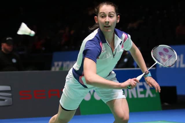 Kirsty Gilmour romped through two rounds of singles