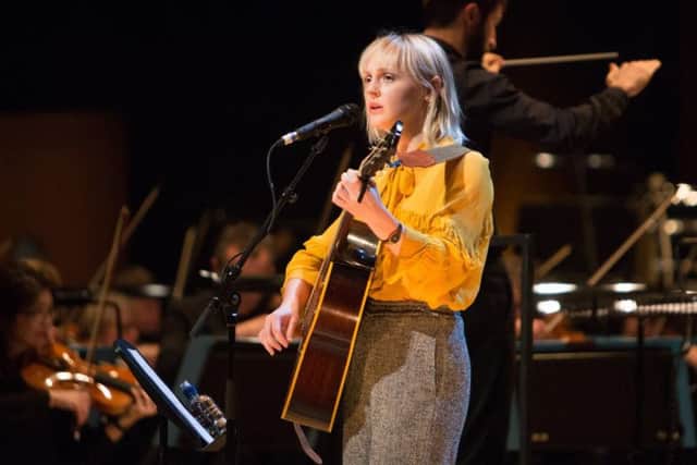 Laura Marling performed with the BBC Scottish Symphony Orchestra at the opening gala of Celtic Connections.
