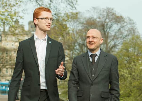 Ross Greer (left) of the Scottish Green Party has said he expects details of a new independence referendum to be revealed in the next few weeks. Picture Toby Williams