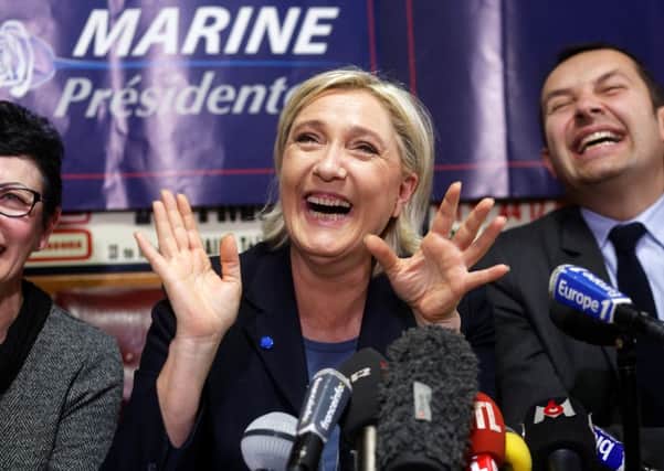Our own delusions can obscure the real cause of the rise of the far-right, for example Marine Le Pen in France. Picture: Getty