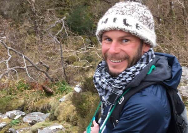 Dominic Jackson, 35, left Laurencekirk home, on Friday evening (February 3) to travel up the North East coast in Aberdeenshir. Picture: Collect