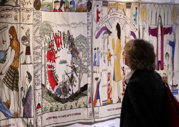 The Great Tapestry tells the pictorial story of Scottish history. Picture: SWNS