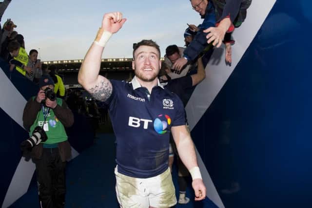 Chris Paterson recognised Stuart Hogg's star quality as a teenager. Picture: SNS.