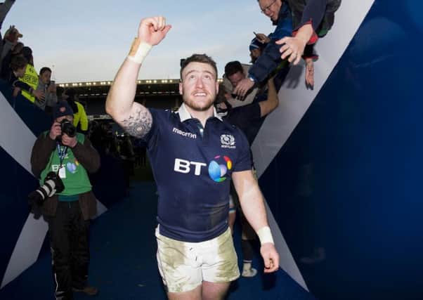 Chris Paterson recognised Stuart Hogg's star quality as a teenager. Picture: SNS.