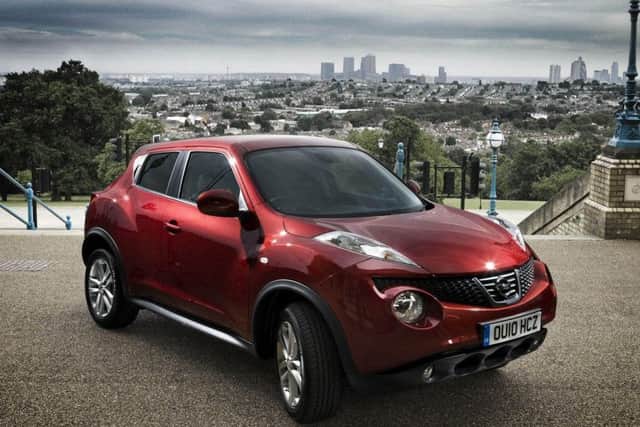 The British-built Nissan Juke was one of the top ten best-selling models last month. Picture: Contributed