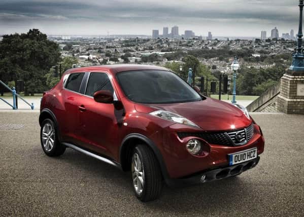 The British-built Nissan Juke was one of the top ten best-selling models last month. Picture: Contributed