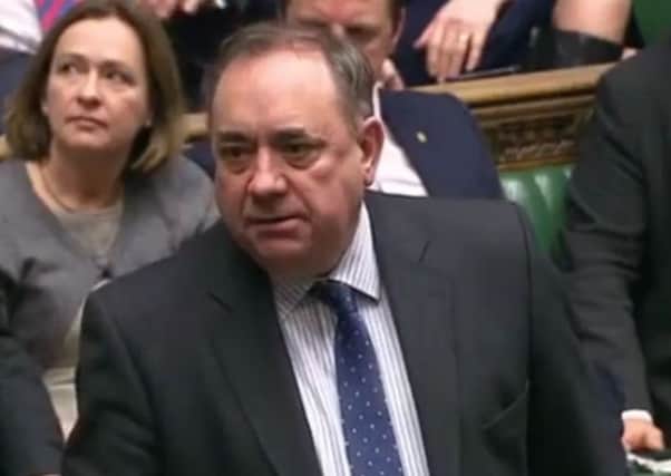 Alex Salmond took issue with Deputy Speaker Lindsay Hoyle cutting short Joanna Cherry's speech. Picture: Contributed