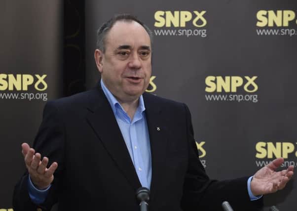 Alex Salmond congratulated the First Minister on her announcement. Picture: Duncan Brown