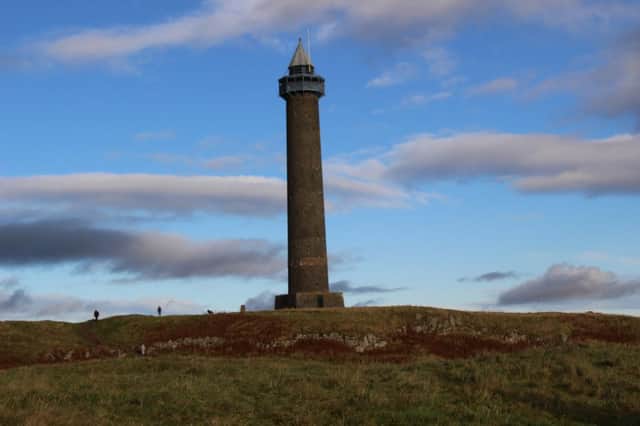 The Waterloo Monument - a landmark on the A68