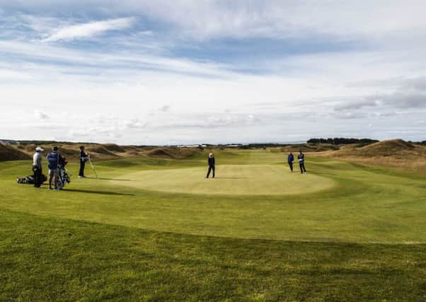 Three of the greens at Dundonald Links in Ayrshire have been softened with the approval of the course designer, Kyle Phillips. Picture: Christian Cooksey/Getty Images