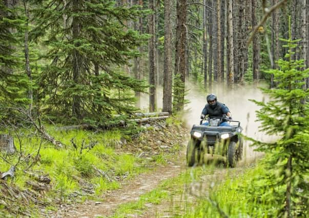 People are illegally driving off-road vehicles in important nature reserves, threatening rare wildlife and habitats