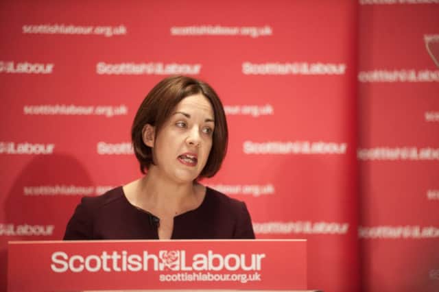 Kezia Dugdale's party has unveiled its new 'We're Stronger Together' slogan. Picture: John Devlin/TSPL