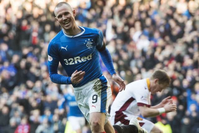 Kenny Miller has excelled for Rangers this season and Terry Butcher believes Scotland would benefit from his experience. Picture: SNS.