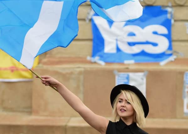 Support for yes isn a second independence referndum is at 50% according to new poll (Picture: Jeff J Mitchell/Getty Images)