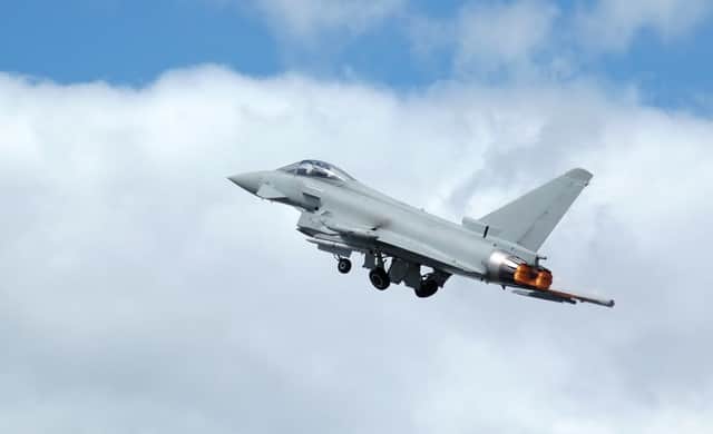 Two jets were scrambled from RAF Lossiemouth